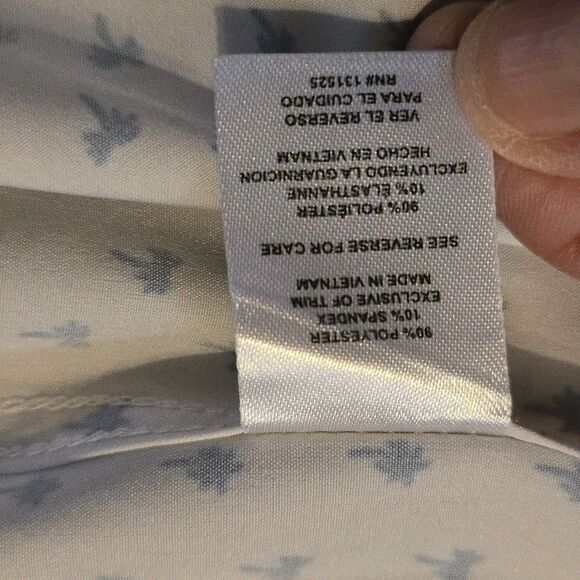 Rugby University XL Button Up Shirt Palm Trees Golf Performance Travel Outdoors - Picture 5 of 7